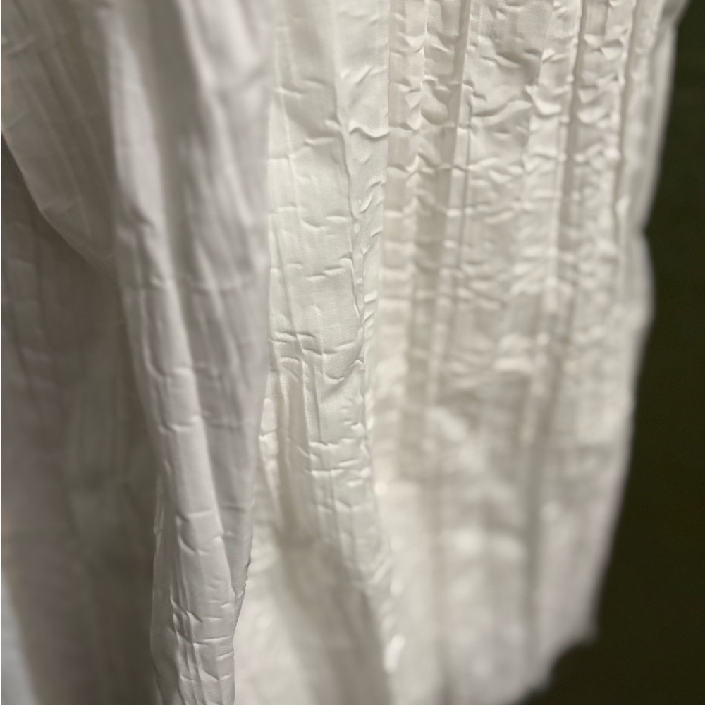 Urban Outfitters Crinkle White Sleeveless Dress - Picture 15 of 15